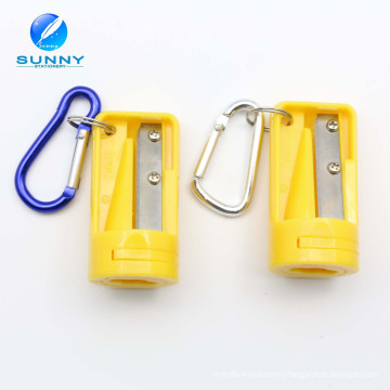 2015 Plastic Pencil Sharpener Jumbo Pencil Sharpener with Key Chain